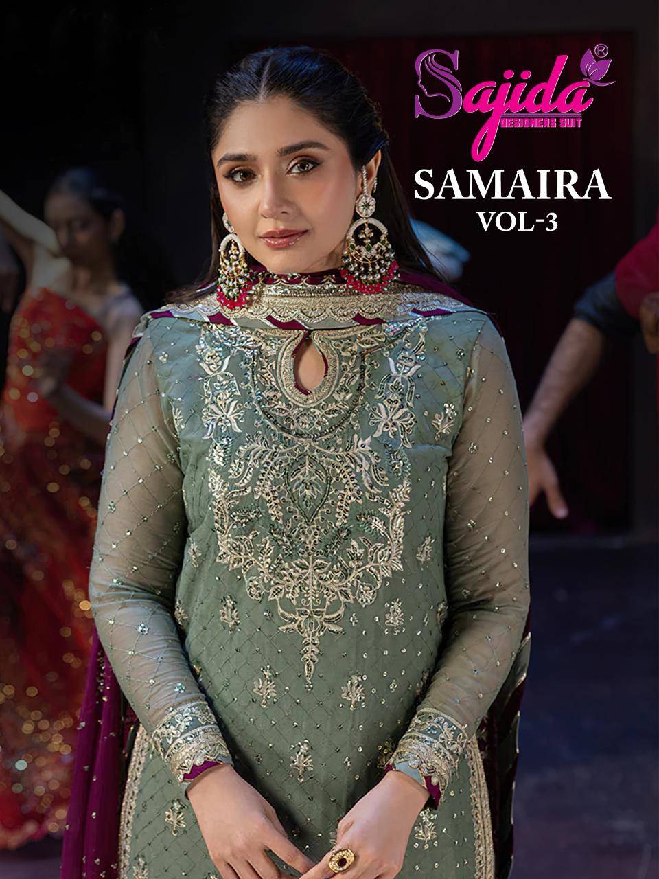 Sajida samaira vol-3 Designer salwar kameez wholesale